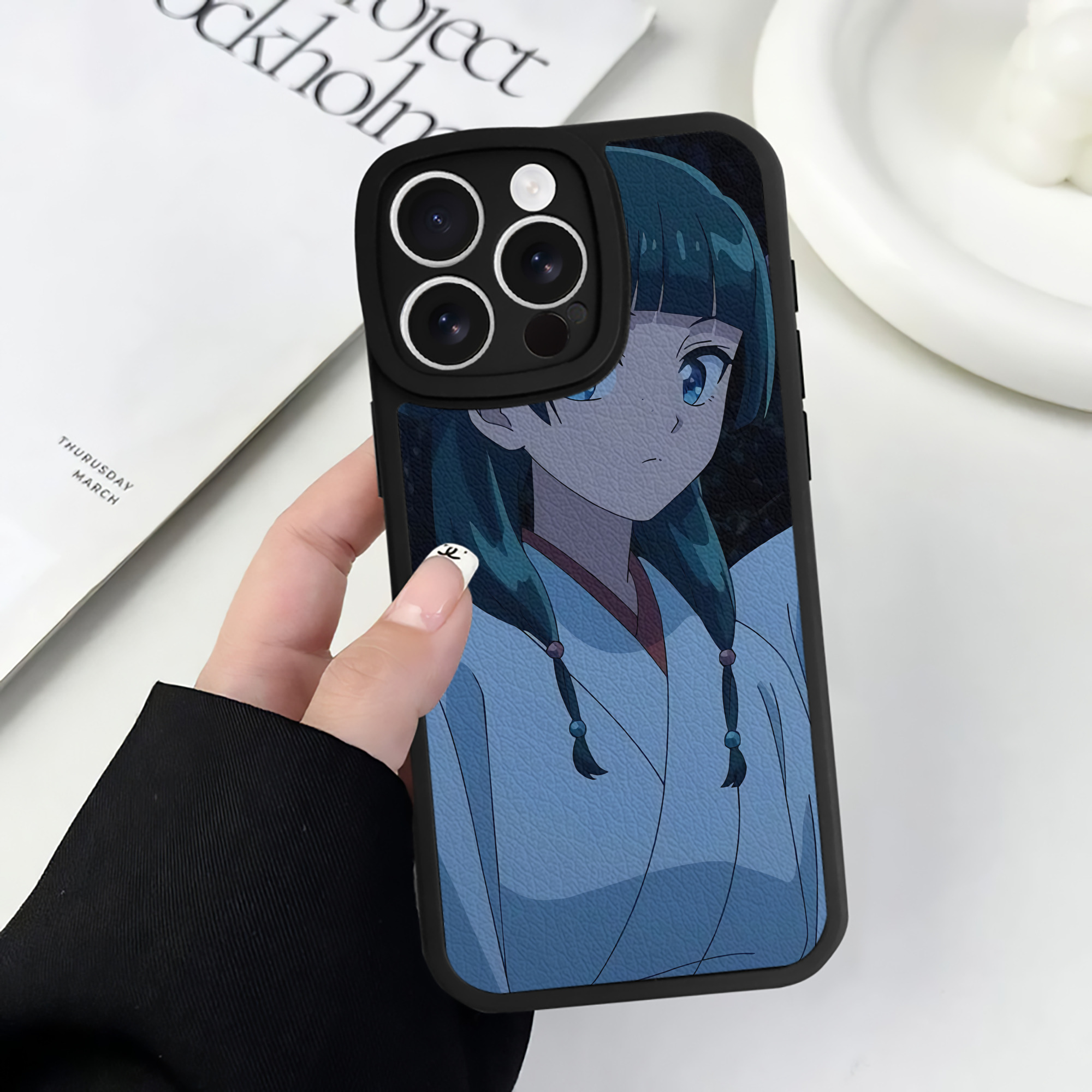 薬屋のひとりごと The Apothecary Diaries 【iPhone 16シリーズ対応】シリコンスマホケース（レザー調） 材質：シリコン